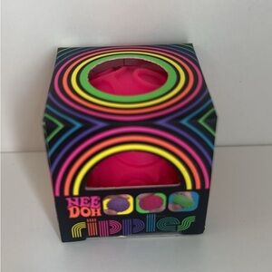 Schylling Nee Doh Ripples Sensory Toy - Bright Pink.